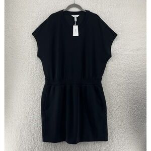 a line wedding dress with v neck SPANX On the Move Tank Dress, Very Black XS main image 0
